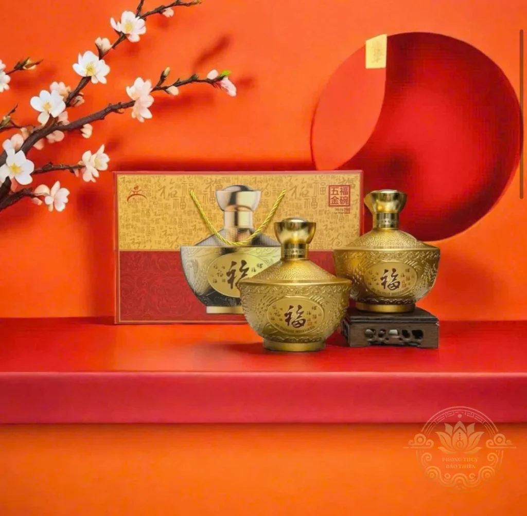 Rượu Mao Đài Nguyên Bảo làm quà biếu tặng