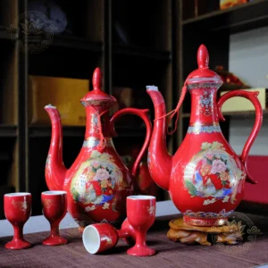 Rượu Mao Đài Phụng Vũ Như Ý màu đỏ