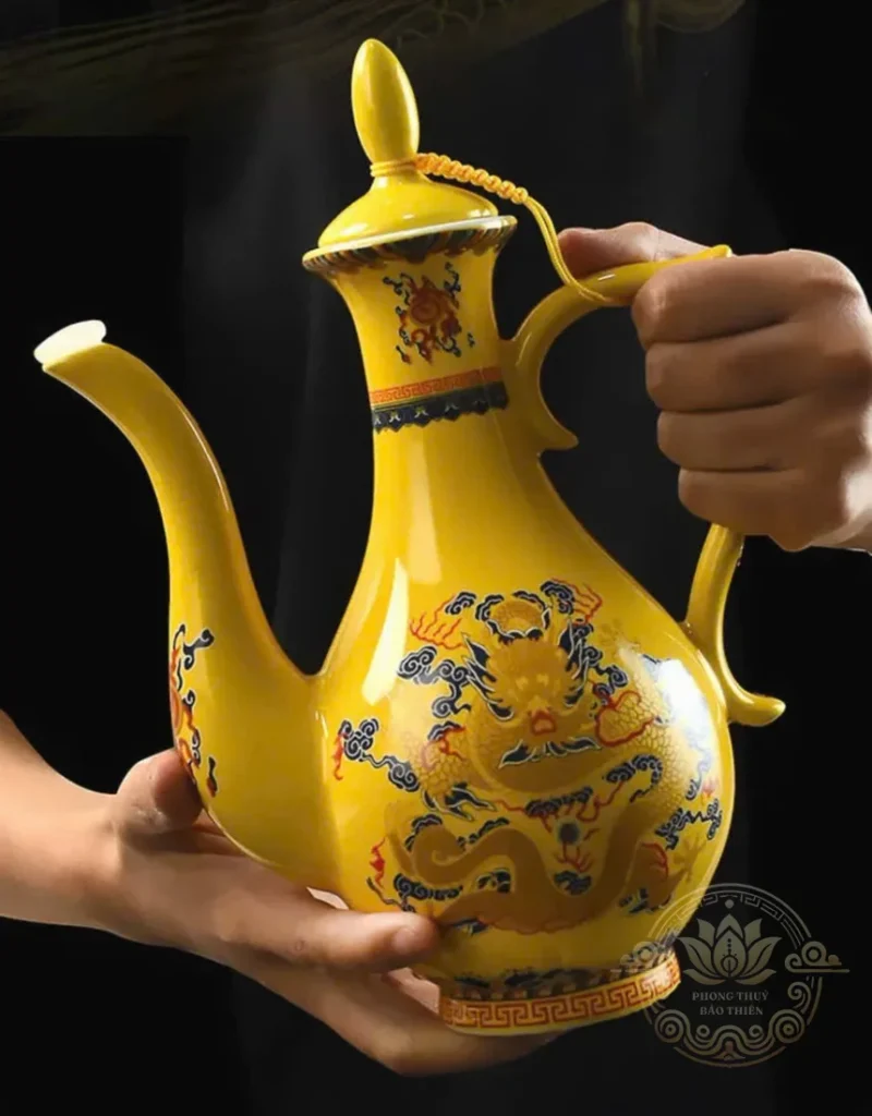 Họa tiết "Song Long Hí Châu" cổ điển